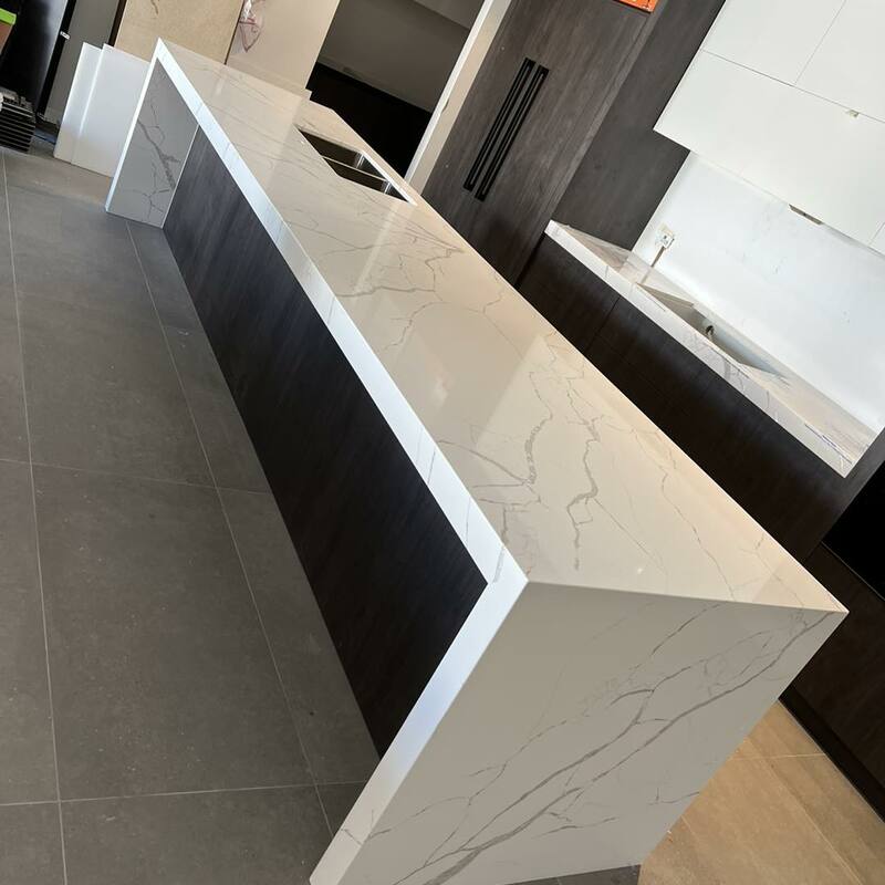 80MM MITRE FASCIA ISLAND - MARMO FIORENTINO