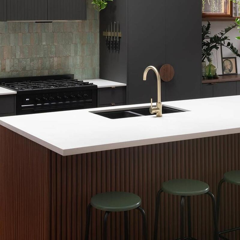 40MM ISLAND & 20MM BACK BENCH - FRESH CONCRETE